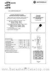 2N5718 datasheet pdf Motorola