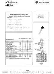 2N5845 datasheet pdf Motorola