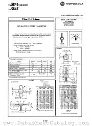 2N5846 datasheet pdf Motorola