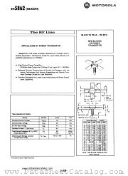 2N5862 datasheet pdf Motorola