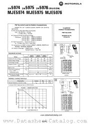 MJE5975 datasheet pdf Motorola