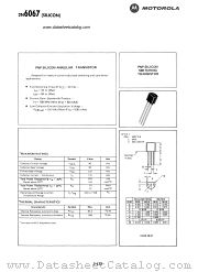 2N6067 datasheet pdf Motorola