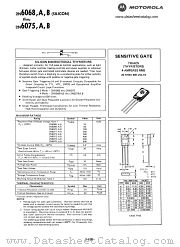 2N6068 datasheet pdf Motorola