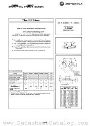 2N6095 datasheet pdf Motorola