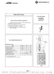 2N6366 datasheet pdf Motorola