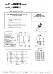 2N6414 datasheet pdf Motorola