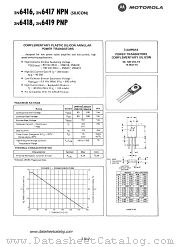 2N6418 datasheet pdf Motorola