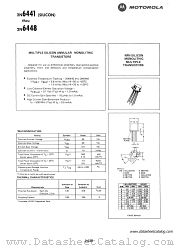 2N6443 datasheet pdf Motorola