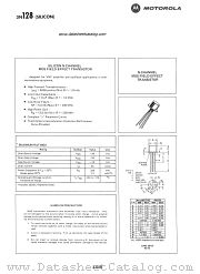 3N128 datasheet pdf Motorola