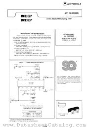 MC1313P datasheet pdf Motorola