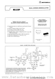 MC1329P datasheet pdf Motorola