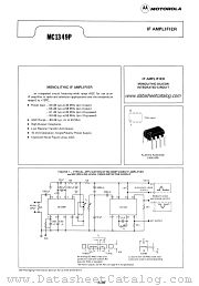 MC1349P datasheet pdf Motorola