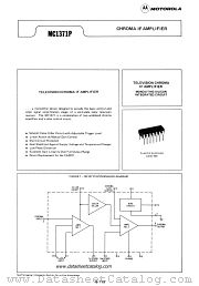 MC1371P datasheet pdf Motorola