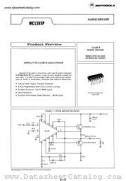 MC1385P datasheet pdf Motorola