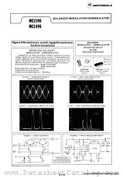 MC1496G datasheet pdf Motorola