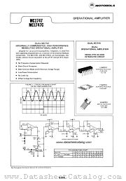 MC1747G datasheet pdf Motorola