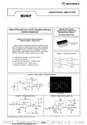 MC3401P datasheet pdf Motorola