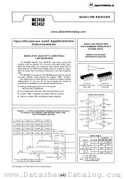 MC3452 datasheet pdf Motorola