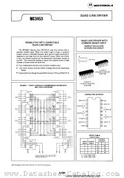 MC3453L datasheet pdf Motorola