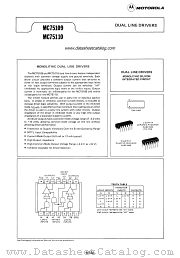 MC75109 datasheet pdf Motorola