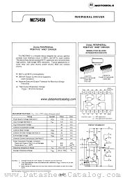 MC75450P datasheet pdf Motorola