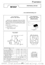 MC75451P datasheet pdf Motorola