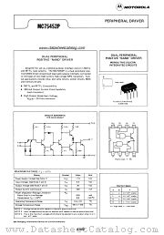 MC75452P datasheet pdf Motorola