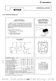 MC75453P datasheet pdf Motorola