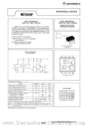 MC75454P datasheet pdf Motorola