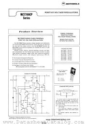 MC7700CP SERIES datasheet pdf Motorola