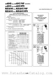 MJE6042 datasheet pdf Motorola