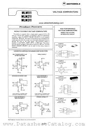 MLM311G datasheet pdf Motorola