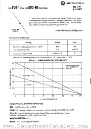 MZ500-12 datasheet pdf Motorola