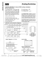 AM3705F datasheet pdf National Semiconductor