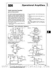 LH201H datasheet pdf National Semiconductor