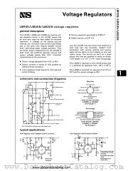 LM105F datasheet pdf National Semiconductor