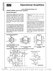 LM208H datasheet pdf National Semiconductor