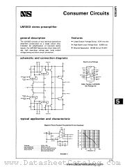 LM1303N datasheet pdf National Semiconductor