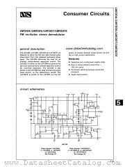 LM1305N-01 datasheet pdf National Semiconductor