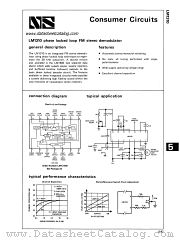 LM1310N datasheet pdf National Semiconductor