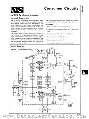 LM1829N datasheet pdf National Semiconductor