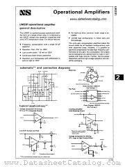 LM201F datasheet pdf National Semiconductor