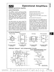 LM308D datasheet pdf National Semiconductor