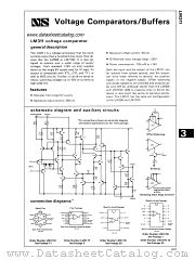 LM311F datasheet pdf National Semiconductor