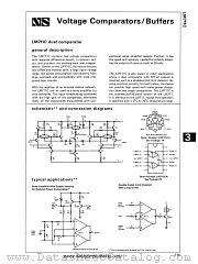 LM711CN datasheet pdf National Semiconductor