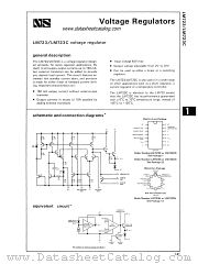 LM723D datasheet pdf National Semiconductor