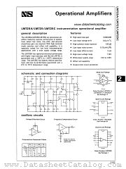 LM725C datasheet pdf National Semiconductor