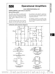 LM741CN-14 datasheet pdf National Semiconductor