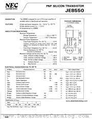 JE8550 datasheet pdf NEC