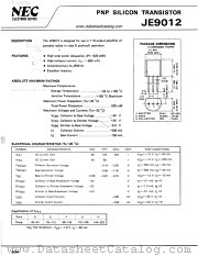 JE9012 datasheet pdf NEC